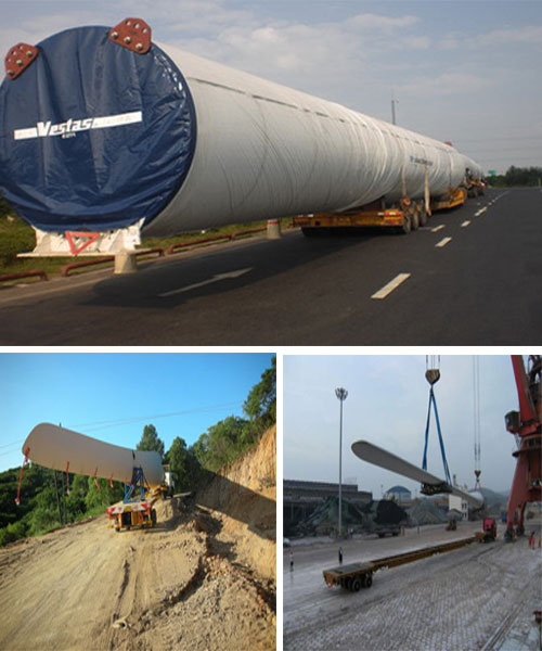 青島風力設(shè)備運輸公司，青島風力發(fā)電機運輸公司