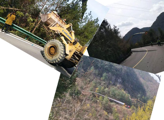 大件運(yùn)輸受阻，負(fù)責(zé)人合力清障